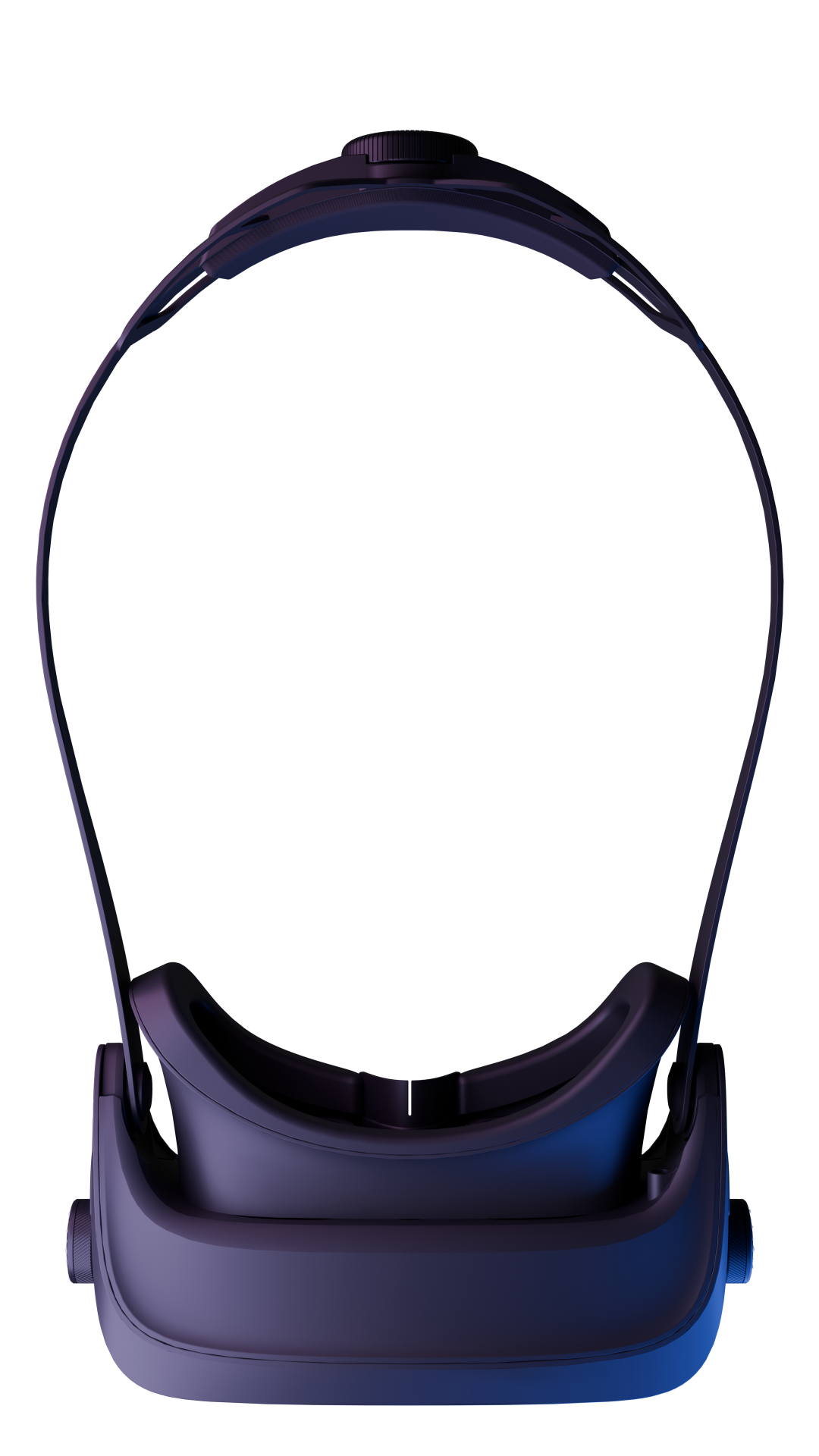 IntelliXR Ocunur headset, top view